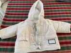 Warme winterjas, beige, maat 6-9 maanden, rits en knopen, Ophalen