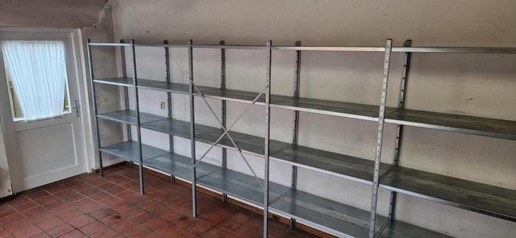 5,1 meter GS3 legbordstelling , magazijnstelling , stelling, Zakelijke goederen, Kantoor en Winkelinrichting | Magazijn, Stelling en Opslag