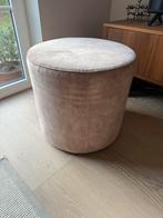 Velvet poef/voetbank, Huis en Inrichting, Ophalen, Zo goed als nieuw