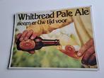 Reclamebord Whitbread Pale Ale 39x29 cm, Verzamelen, Ophalen of Verzenden, Gebruikt