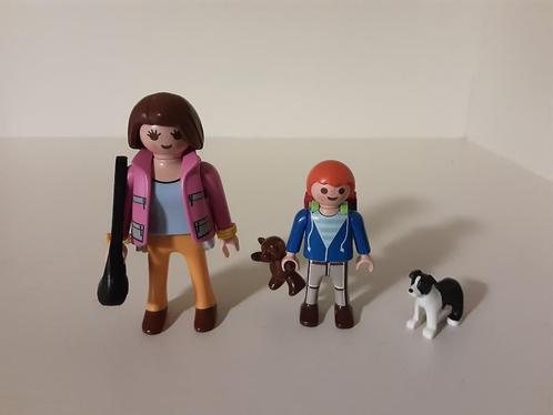 PLaymobil mama met kind en hond, Kinderen en Baby's, Speelgoed | Playmobil, Zo goed als nieuw, Complete set, Ophalen of Verzenden