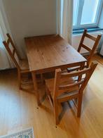 Table et chaises en bois, Comme neuf, Enlèvement ou Envoi