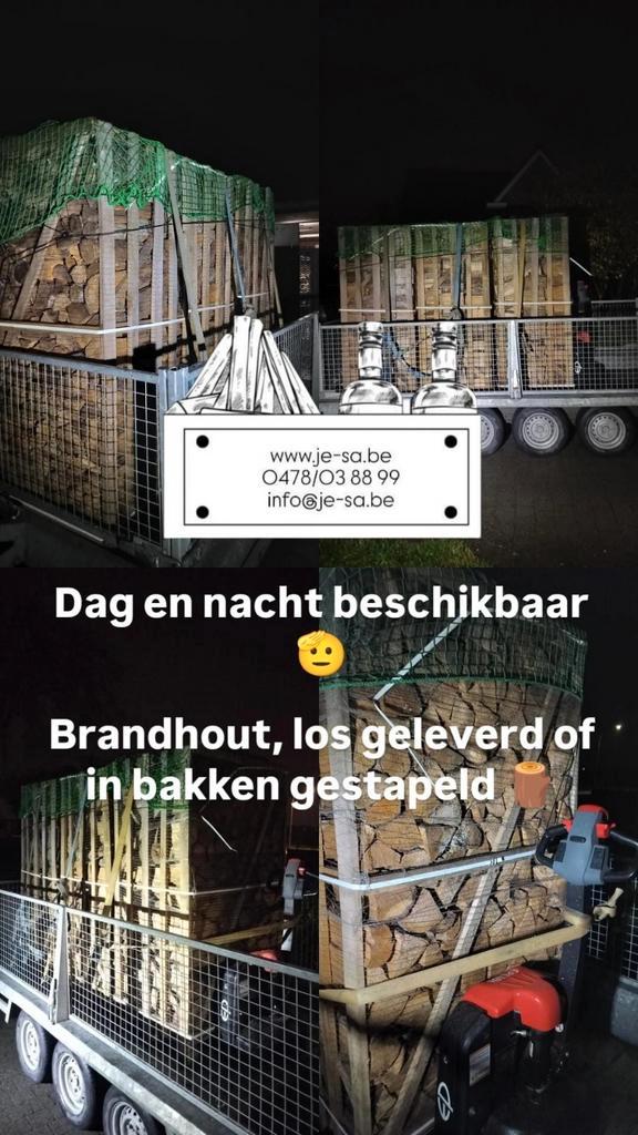 brandhout  te koop, Tuin en Terras, Brandhout, Ophalen of Verzenden