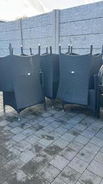 Tuinmeubel, Huis en Inrichting, Stoelen, Ophalen, Gebruikt, Zwart, Riet of Rotan