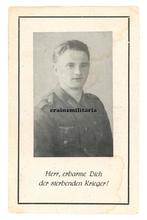 Gezocht doodsprentje Duitse soldaat gesneuveld Gellik, Ophalen of Verzenden