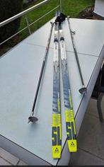 Paire de ski de fond FISCHER Superlightcrown 1.98m + bâtons, Fischer, Skis, Enlèvement, Ski
