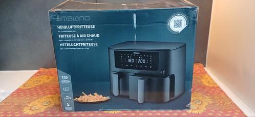 DUBBELE HETELUCHT FRITEUSE AMBIANO 2 X 4 LITER TOUCH SCREEN, Elektronische apparatuur, Ovens, Ophalen