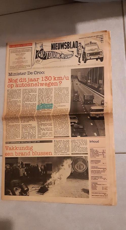 tijdschrift Nieuwsblad Touring-Wegenhulp 7 mei 1983, Verzamelen, Tijdschriften, Kranten en Knipsels, Krant, 1980 tot heden, Ophalen of Verzenden