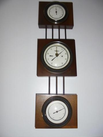 Vintage Hygro - , baro - en thermometer (alles lezen aub)