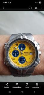 Seiko Chronograph water resistant 200m, Handtassen en Accessoires, Horloges | Heren, Ophalen of Verzenden, Gebruikt, Seiko