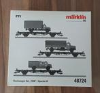 Märklin H0 - réf 48724
Coffret de wagons plats «THW»., Analoog, Wisselstroom, Ophalen of Verzenden, Zo goed als nieuw