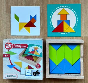 Sinterklaas - Houten Tangram Puzzel - vorm & abstract denken beschikbaar voor biedingen