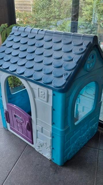 Blauw speelhuisje Feber (frozen) beschikbaar voor biedingen