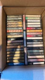 Lot de K7 audio vintage divers, Enlèvement ou Envoi, Utilisé, 26 cassettes audio ou plus, Avec boîte de rangement, étagère ou coffret