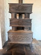 Goed werkende gietijzeren houtkachel, Huis en Inrichting, Kachels, Ophalen, Gebruikt, Vrijstaand, Houtkachel