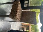 6 rieten stoelen, Ophalen, Riet of Rotan, Gebruikt, Bruin