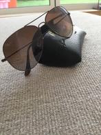 Ray-Ban Aviator Gradient Marron Clair, Comme neuf, Ray-Ban, Brun, Lunettes de soleil