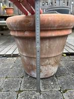 2 identieke bloempotten, Tuin en Terras, Ophalen, Steen, Gebruikt, Minder dan 60 cm