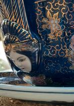 Antieke porseleinen terrine en schotel, merk Sèvres, Ophalen