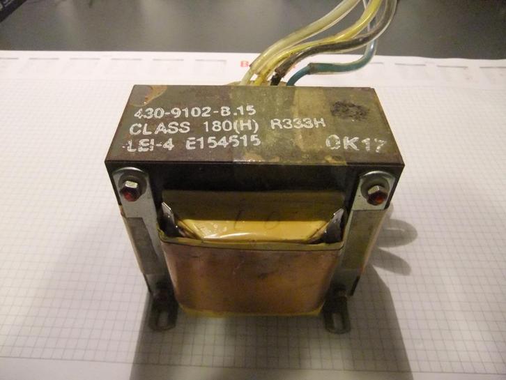 Transformateur 430-9102-B15, Hobby & Loisirs créatifs, Composants électroniques, Utilisé, Envoi