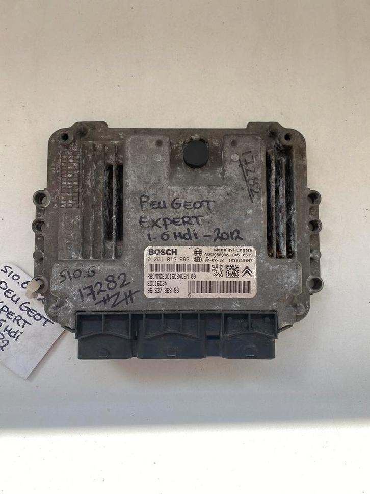 Peugeot Expert / Scudo / Jumpy 1.6HDi 0281012982 Ecu, Auto-onderdelen, Elektronica en Kabels, Citroën, Gebruikt, Ophalen of Verzenden