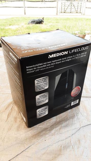 Medion Lifecloud NAS server 2x 2TB beschikbaar voor biedingen