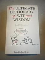 The Ultimate Dictionary of Wit and Wisdom, Overige uitgevers, Engels, Ophalen, Gelezen