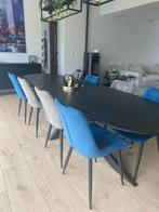 Prijs verlaagd !!  eetkamerstoelen - zeer comfortabel !!, Huis en Inrichting, Stoelen, Ophalen, Metaal, Overige kleuren, Zo goed als nieuw