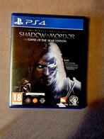 Shadow of mordor game of the year edition, Consoles de jeu & Jeux vidéo, Jeux | Sony PlayStation 4, Enlèvement ou Envoi