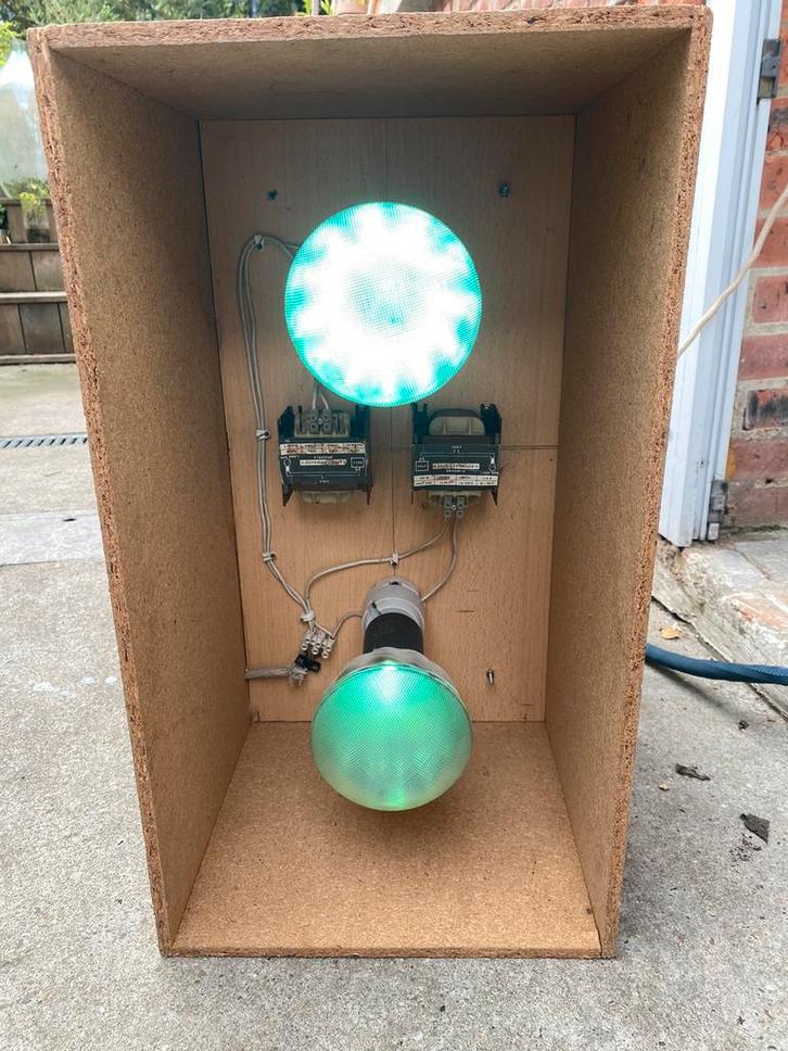 Zeefdruk belichtingsbak, Tuin en Terras, Waterpartijen en Fonteinen, Gebruikt, Ophalen