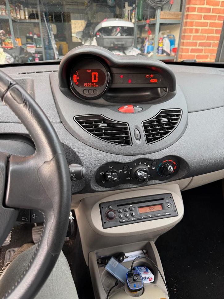 Auto, Auto's, Renault, Particulier, Twingo, Diesel, Euro 4, Overige carrosserie, 3 deurs, Handgeschakeld, Zwart, Zwart, Stof, Voorwielaandrijving