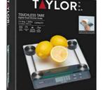 Taylor Pro Touchless Tare 14,4kg dubbele keukenweegschaal, Elektronische apparatuur, Weegschalen, Keukenweegschaal, Nieuw, Ophalen of Verzenden