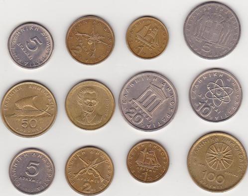Lot, Griekenland, Postzegels en Munten, Munten | Europa | Niet-Euromunten, Losse munt, Overige landen, Ophalen of Verzenden