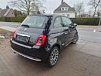 Fiat 5001.2i  08/2017 pano/alu/cruise c/navigatie/parkeersns, Auto's, Voorwielaandrijving, Stof, 4 cilinders, Zwart