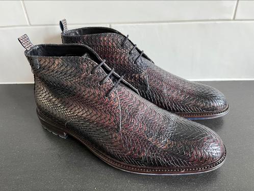 Floris van Bommel herenschoenen maat 9.5 / 43.5 H, Kleding | Heren, Schoenen, Zo goed als nieuw, Veterschoenen, Bruin, Ophalen of Verzenden