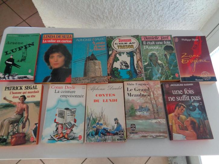 Lot de livres de Poches et J'ai lu anciens. 11 piéces, Boeken, Kookboeken, Gelezen, Overige gebieden, Ophalen of Verzenden