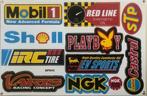 Sponsor stickervel stickers stickers, Ophalen of Verzenden