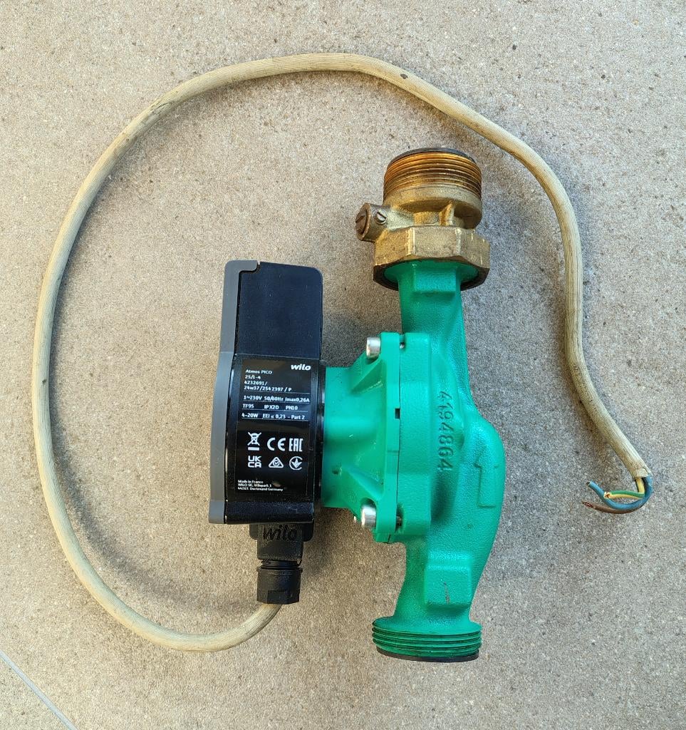 Wilo Atmos PICO 25/1-4 verwarmingspomp – Zo goed als nieuw, Bricolage & Construction, Chauffage & Radiateurs, Comme neuf, Haut rendement (HR)