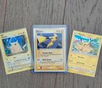 3 verschillende jaren van pikachu 2006, 2016, 2017, Ophalen of Verzenden, Zo goed als nieuw, Meerdere kaarten, Foil