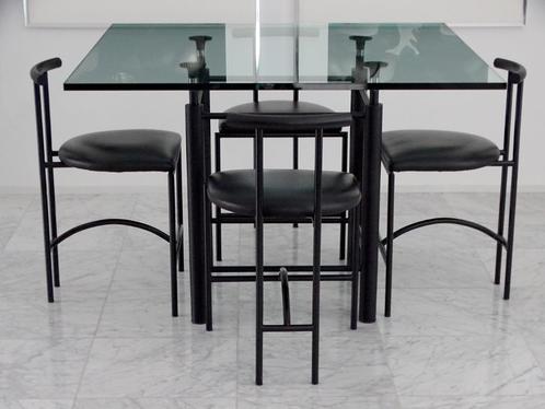 Chaise de salle à manger 4 Tokyo Bieffeplast de Rodney Kinsm, Maison & Meubles, Chaises, Quatre, Noir, Enlèvement