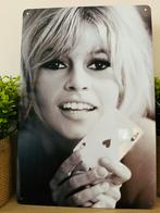 Plaque murale en métal Brigitte Bardot, Affiche, Œuvre d'art ou Peinture, Enlèvement ou Envoi, Neuf