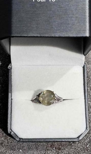 925 sterling zilveren ring met zultaniet uit Turkije  beschikbaar voor biedingen