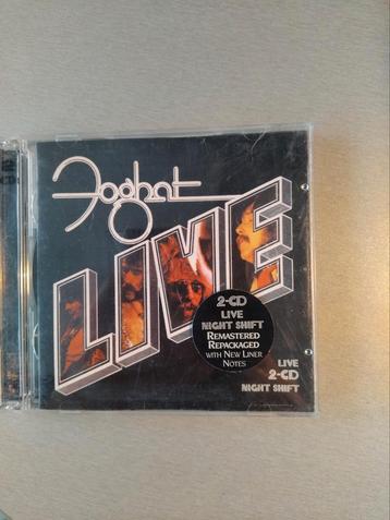 2cd. Foghat. Live/Night Shift. beschikbaar voor biedingen