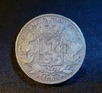 5 frank 1868 pos. B (zeldzamer) - Leopold II, Postzegels en Munten, Verzenden, Zilver, Losse munt, Zilver