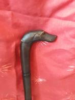 canne 100 cm en bois de suar motif chien, Ophalen of Verzenden, Nieuw