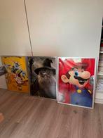 3 posters + kader, Verzamelen, Ophalen of Verzenden