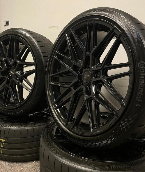 20 Inch Originele VOSSEN HF-7 velgen met Continental banden, Auto-onderdelen, Banden en Velgen, Ophalen of Verzenden