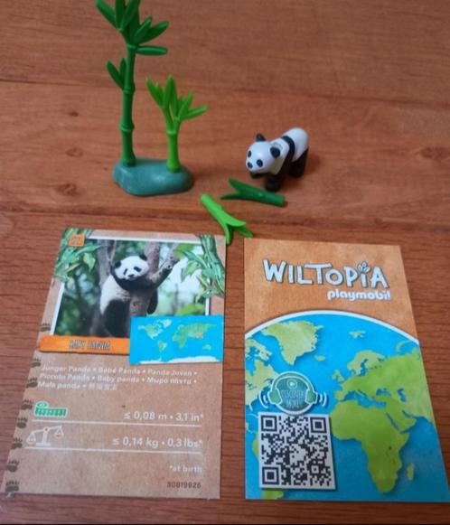 Wiltopia Baby panda - 71072, Kinderen en Baby's, Speelgoed | Playmobil, Zo goed als nieuw, Complete set, Ophalen of Verzenden