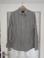 H&M Easy Iron Slim Fit herenshirt maat M, Ophalen, Gedragen, Grijs, H&M