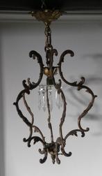 Lampadaire en laiton, Ophalen, Gebruikt, Glas, Anees 60